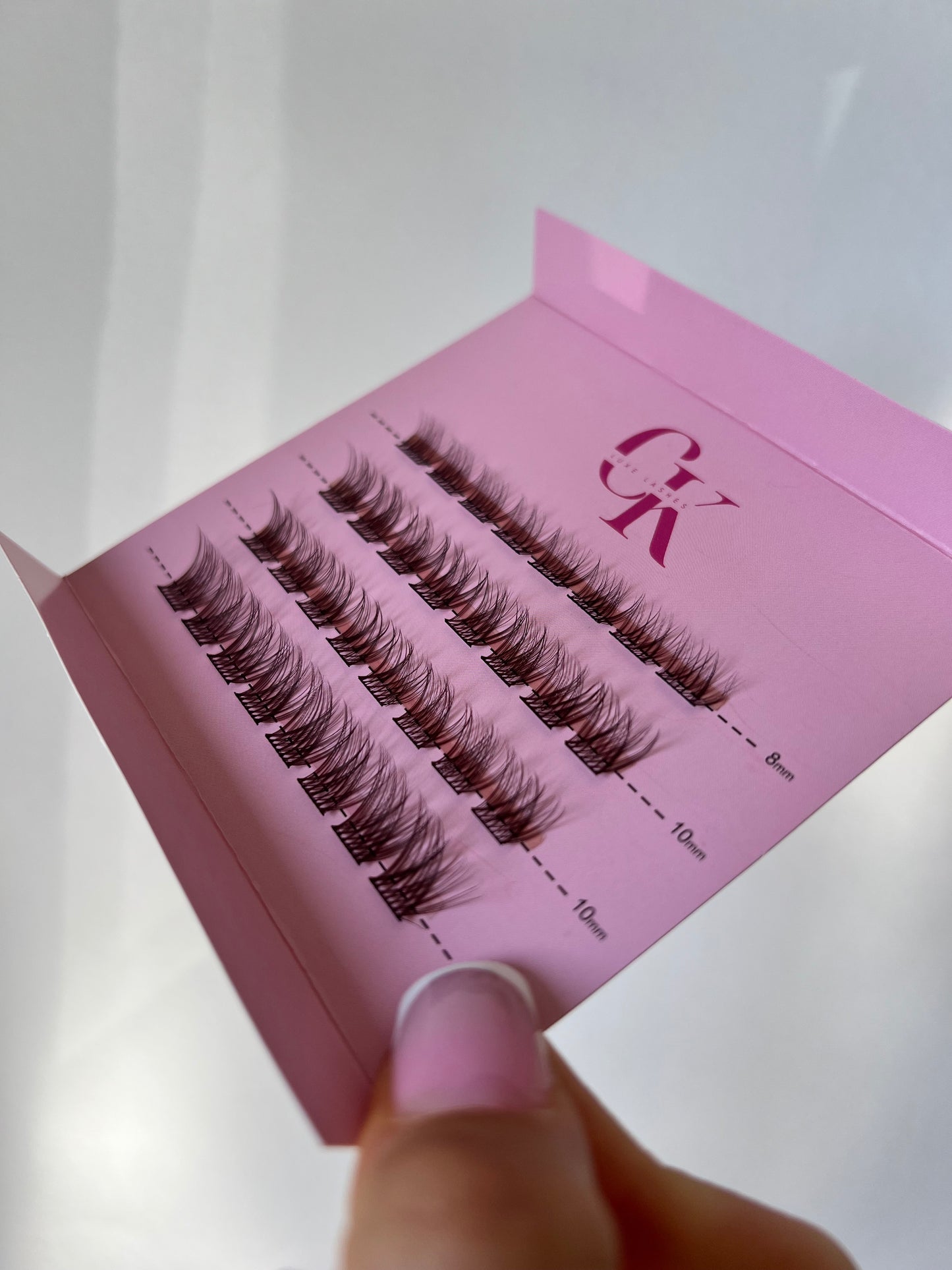 CK2 - Brown Cluster Individual Lashes