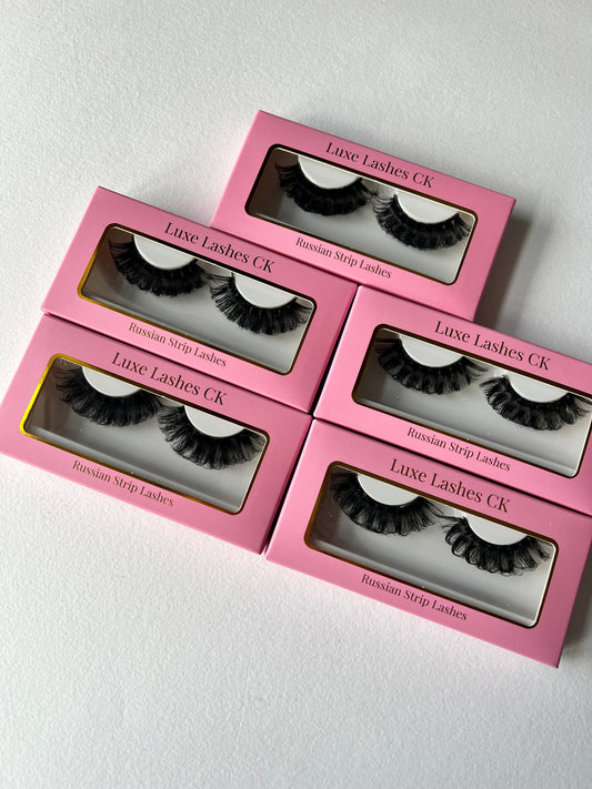 Megadoll Russian Strip Bundle - X5 Lashes Included