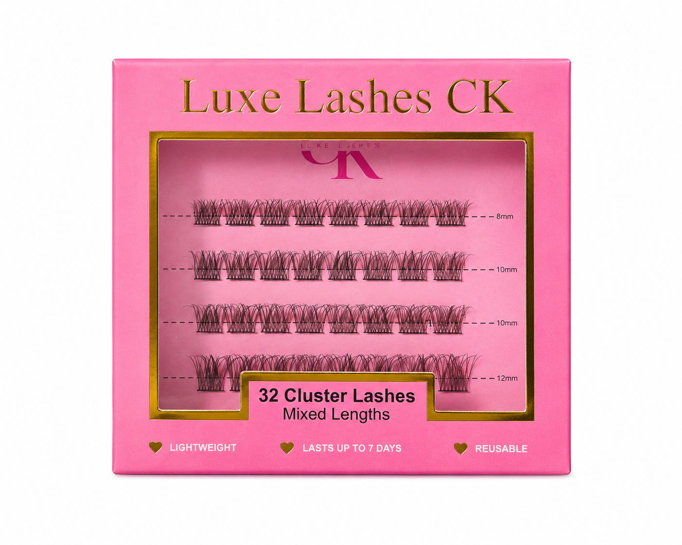 CK2 - Brown Cluster Individual Lashes