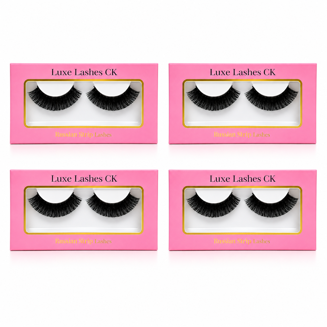 Boss Babe Russian Strip Bundle - X4 Striplashes Included