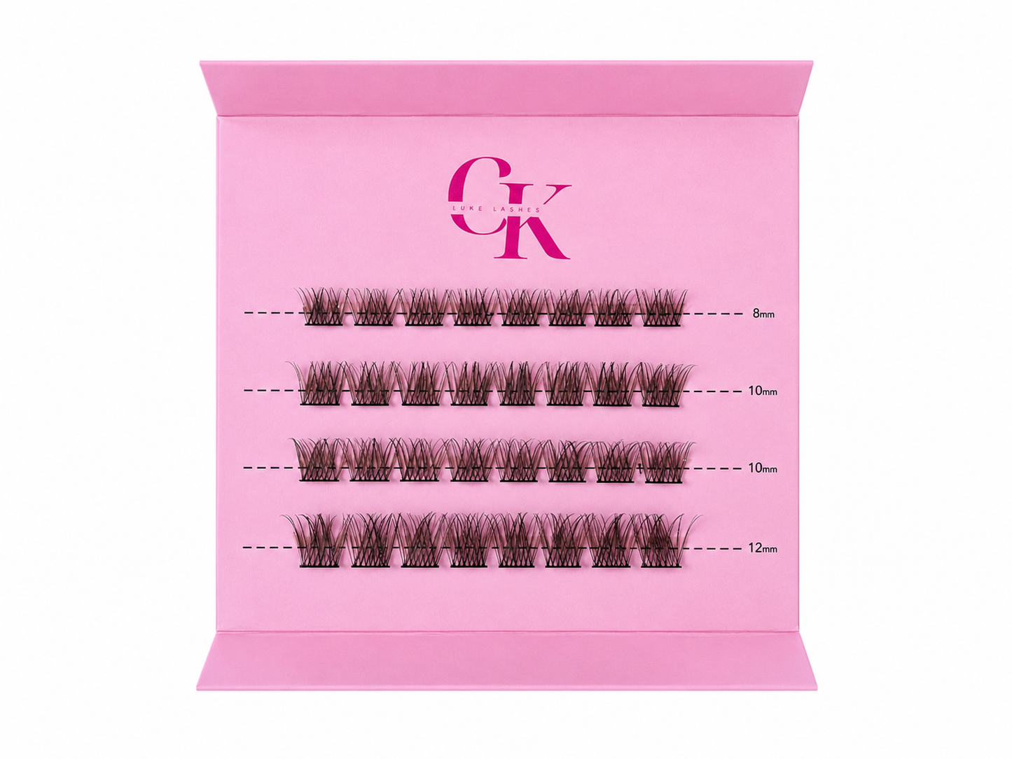 CK2 - Brown Cluster Individual Lashes
